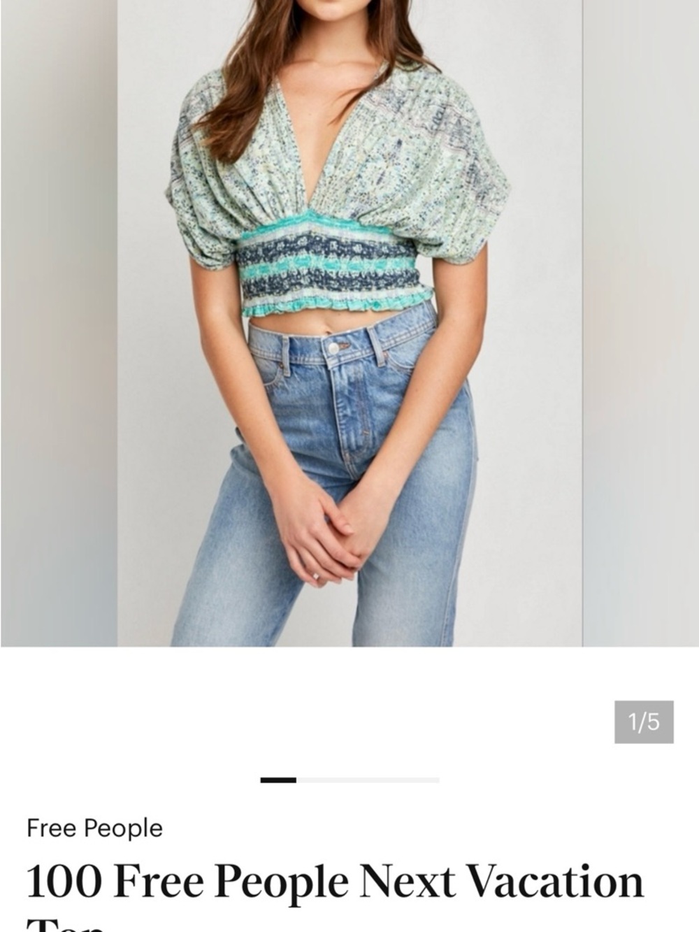 Free People Next Vacation top size S